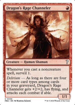 Dragon's Rage Channeler (White Border)<br /><span class="collector-number">Collector No. 56</span>