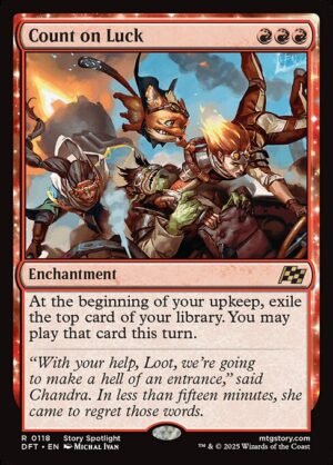 Count on Luck - Foil<br /><span class="collector-number">Collector No. 118</span>