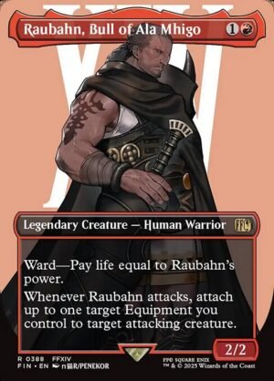 Raubahn, Bull of Ala Mhigo (Borderless)<br /><span class="collector-number">Collector No. 388</span>