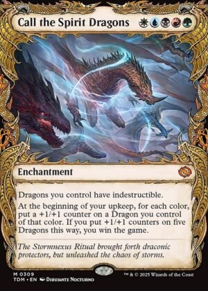 Call the Spirit Dragons (Showcase)<br /><span class="collector-number">Collector No. 309</span>