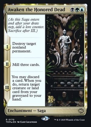 Awaken the Honored Dead - Foil<br /><span class="collector-number">Collector No. 170s</span>