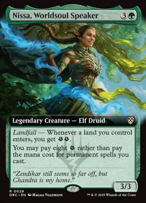 Nissa, Worldsoul Speaker (Extended Art)<br /><span class="collector-number">Collector No. 29</span>