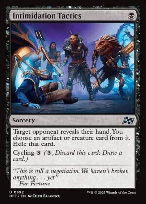 Intimidation Tactics<br /><span class="collector-number">Collector No. 92</span>