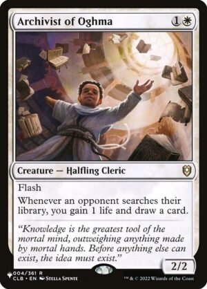 Archivist of Oghma<br /><span class="collector-number">Collector No. CLB-4</span>