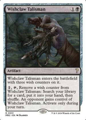 Wishclaw Talisman (White Border)<br /><span class="collector-number">Collector No. 51</span>