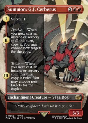 Summon: G.F. Cerberus (Borderless) - Foil<br /><span class="collector-number">Collector No. 368</span>