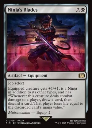 Ninja's Blades<br /><span class="collector-number">Collector No. 108</span>
