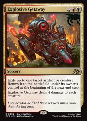 Explosive Getaway - Foil<br /><span class="collector-number">Collector No. 202</span>