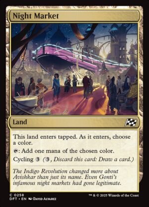 Night Market<br /><span class="collector-number">Collector No. 258</span>