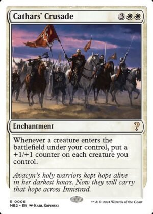 Cathars' Crusade (White Border)<br /><span class="collector-number">Collector No. 6</span>