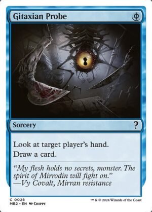 Gitaxian Probe (White Border)<br /><span class="collector-number">Collector No. 28</span>