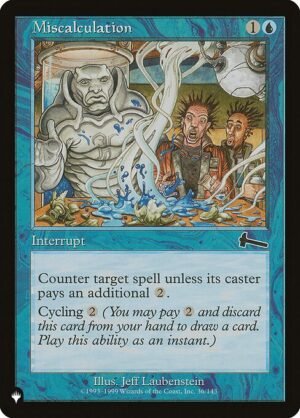 Miscalculation<br /><span class="collector-number">Collector No. ULG-36</span>