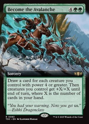 Become the Avalanche (Extended Art)<br /><span class="collector-number">Collector No. 83</span>