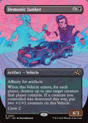 Demonic Junker (Borderless)<br /><span class="collector-number">Collector No. 307</span>