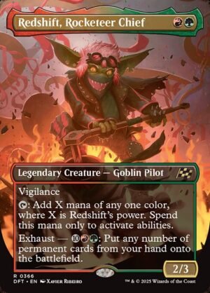 Redshift, Rocketeer Chief (Borderless)<br /><span class="collector-number">Collector No. 366</span>