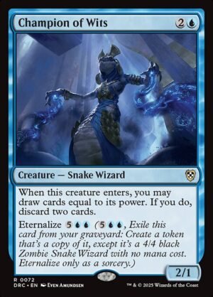 Champion of Wits<br /><span class="collector-number">Collector No. 72</span>