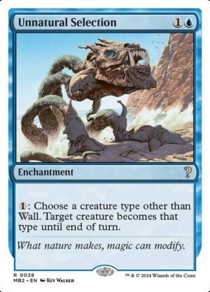 Unnatural Selection (White Border)<br /><span class="collector-number">Collector No. 38</span>