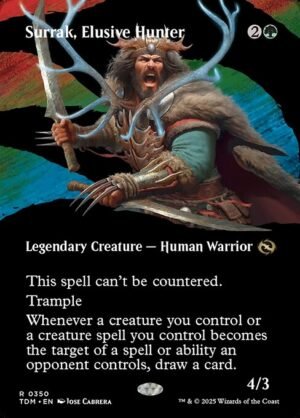 Surrak, Elusive Hunter (Borderless)<br /><span class="collector-number">Collector No. 350</span>