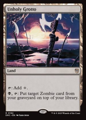 Unholy Grotto<br /><span class="collector-number">Collector No. 182</span>