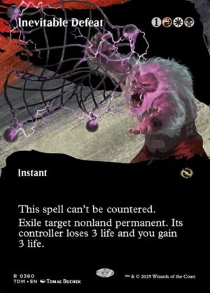 Inevitable Defeat (Borderless) - Foil<br /><span class="collector-number">Collector No. 360</span>