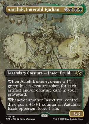 Aatchik, Emerald Radian (Borderless) - Foil<br /><span class="collector-number">Collector No. 360</span>