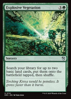 Explosive Vegetation<br /><span class="collector-number">Collector No. 112</span>