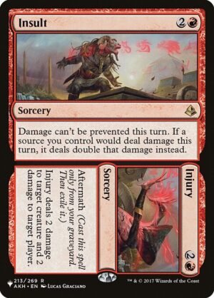 Insult // Injury<br /><span class="collector-number">Collector No. AKH-213</span>