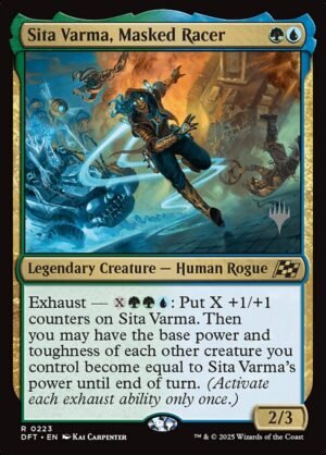 Sita Varma, Masked Racer<br /><span class="collector-number">Collector No. 223p</span>