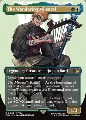 The Wandering Minstrel (Borderless)<br /><span class="collector-number">Collector No. 403</span>