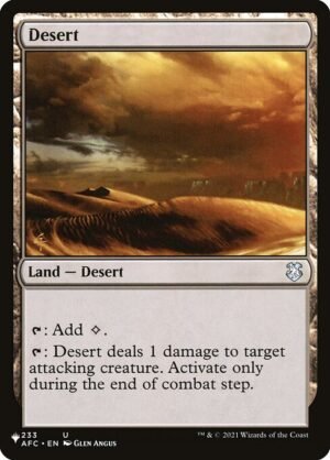 Desert<br /><span class="collector-number">Collector No. AFC-233</span>