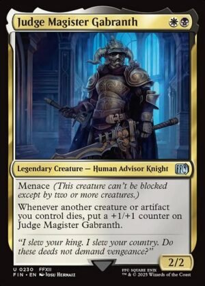 Judge Magister Gabranth<br /><span class="collector-number">Collector No. 230</span>