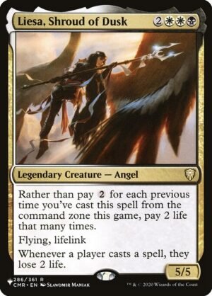 Liesa, Shroud of Dusk<br /><span class="collector-number">Collector No. CMR-286</span>