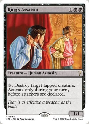King's Assassin (White Border)<br /><span class="collector-number">Collector No. 43</span>