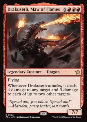Drakuseth, Maw of Flames - Foil<br /><span class="collector-number">Collector No. 193</span>
