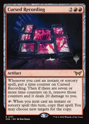 Cursed Recording - Foil<br /><span class="collector-number">Collector No. 131p</span>