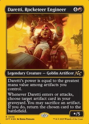 Daretti, Rocketeer Engineer - Foil<br /><span class="collector-number">Collector No. 458</span>