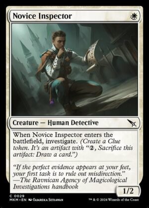 Novice Inspector<br /><span class="collector-number">Collector No. 29</span>