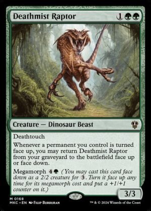 Deathmist Raptor<br /><span class="collector-number">Collector No. 168</span>