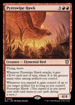 Pyreswipe Hawk<br /><span class="collector-number">Collector No. 26</span>