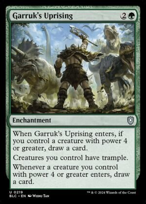 Garruk's Uprising<br /><span class="collector-number">Collector No. 219</span>