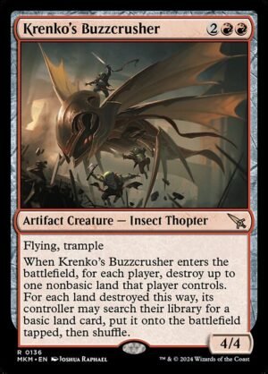 Krenko's Buzzcrusher - Foil<br /><span class="collector-number">Collector No. 136</span>