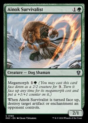 Ainok Survivalist<br /><span class="collector-number">Collector No. 165</span>