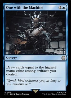 One with the Machine - Foil<br /><span class="collector-number">Collector No. 179</span>