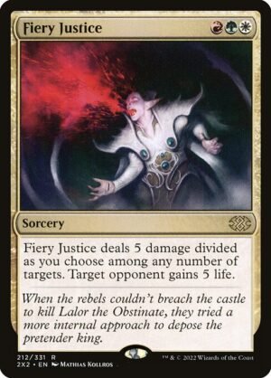 Fiery Justice - Foil<br /><span class="collector-number">Collector No. 212</span>