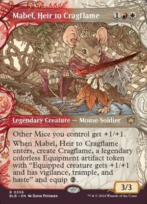 Mabel, Heir to Cragflame<br /><span class="collector-number">Collector No. 336</span>