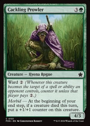 Cackling Prowler<br /><span class="collector-number">Collector No. 101</span>