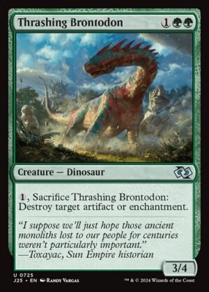 Thrashing Brontodon<br /><span class="collector-number">Collector No. 725</span>