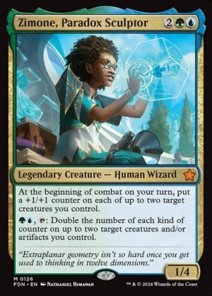 Zimone, Paradox Sculptor<br /><span class="collector-number">Collector No. 126</span>