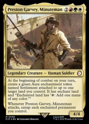 Preston Garvey, Minuteman - Foil<br /><span class="collector-number">Collector No. 8</span>
