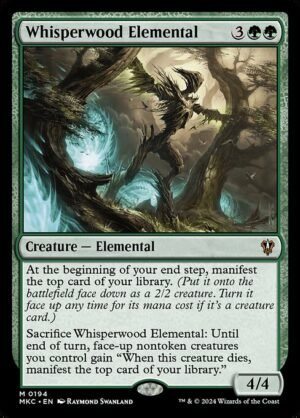Whisperwood Elemental<br /><span class="collector-number">Collector No. 194</span>